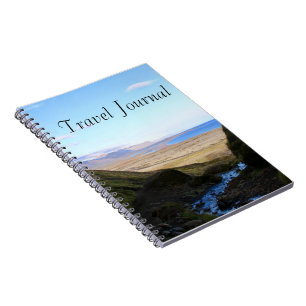 Caderno Espiral Diário Viagem da Baía islandesa