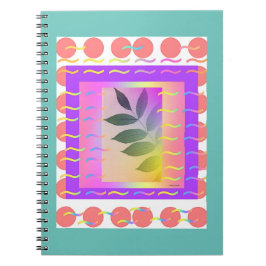 Caderno Espiral Diário WAVY LEAF