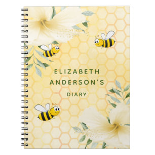 Caderno Espiral Diary Happy ows - Escola Florestal Amarela