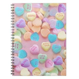 Caderno Espiral dias de os namorados doces