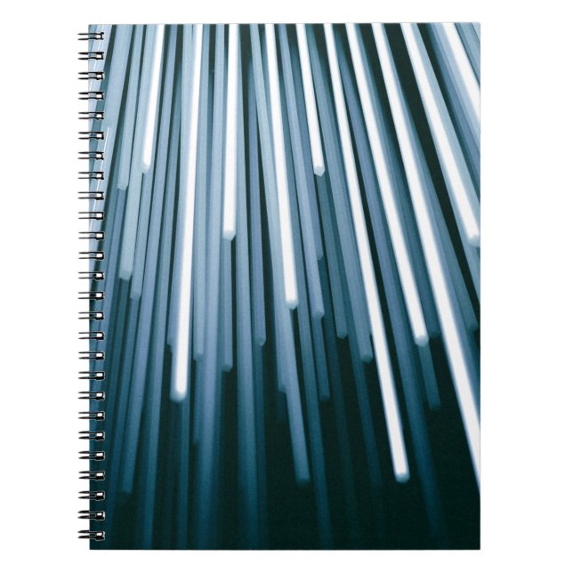 Caderno Espiral Digital branco e preto (Frente)