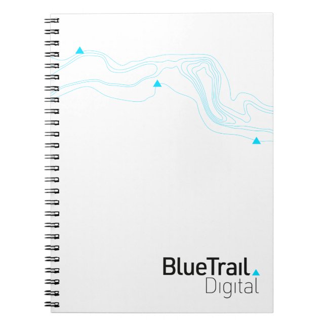 Caderno Espiral Digital Trilha Azul (Frente)