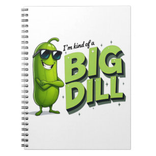 Caderno Espiral Dill Pickles Lovers Gift - Designs Engraçados de C