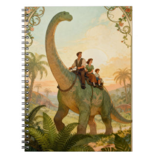 Caderno Espiral Dino Art Nouveau