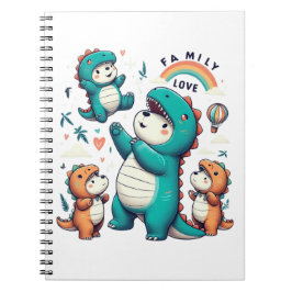 Caderno Espiral DinoBear Bond