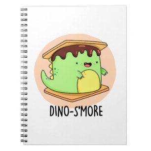 Caderno Espiral Dinosmore Funny Dinosaur Pun