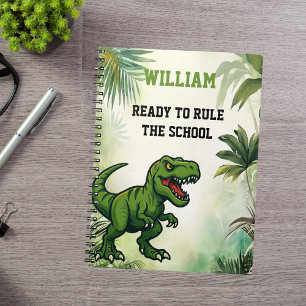 Caderno Espiral Dinossaur Tyrannosaurus Rex citar selva