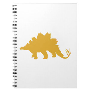 Caderno Espiral Dinossauro Amarelo