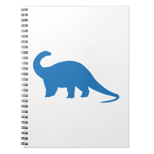 Caderno Espiral Dinossauro Azul