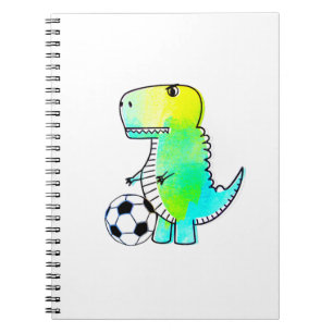 Caderno Espiral Dinossauro Bonito Adora Cana-de-Água