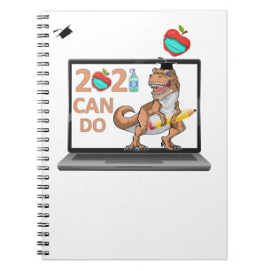 Caderno Espiral Dinossauro Classe de 2021 pode fazer praticamente