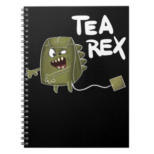 Caderno Espiral dinossauro de chá