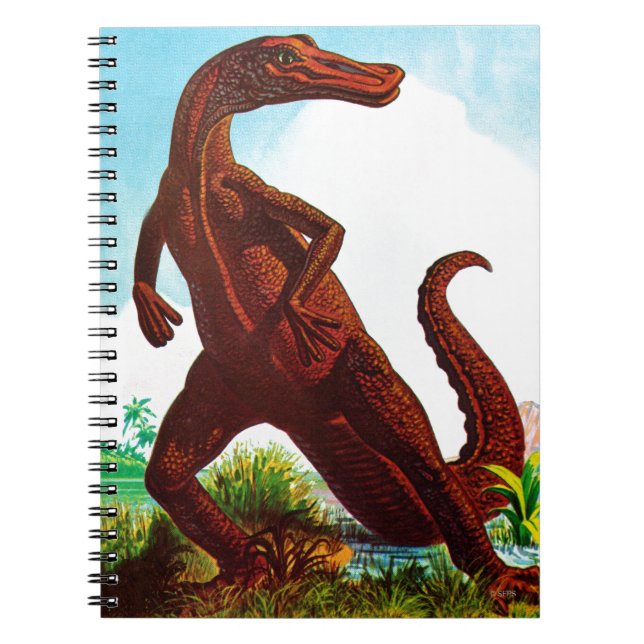 Caderno Espiral Dinossauro do Hadrosaurus (Frente)