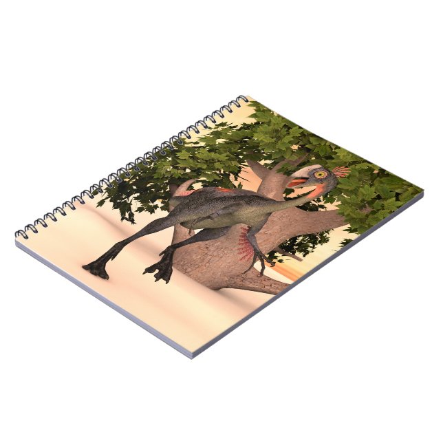 Caderno Espiral Dinossauro Gigantoraptor (Left Side)