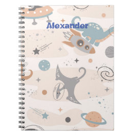 Caderno Espiral Dinossauro para Crianças Bonitas Personalizado