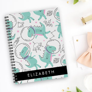 Caderno Espiral Dinossauros Espaciais, Dinossauros Bonitos, Estrel