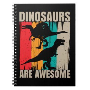 Caderno Espiral Dinossauros Incríveis Meninas Espinossauro Trex Re