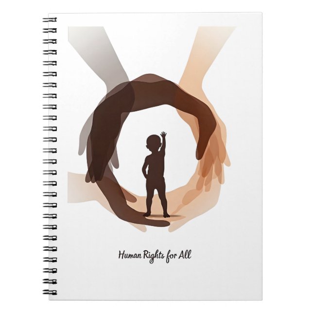 Caderno Espiral Direitos Humanos para Todos – Círculo de Diversida (Frente)