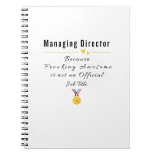 Caderno Espiral Diretor Administrativo
