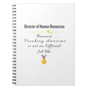 Caderno Espiral Diretor de Recursos Humanos