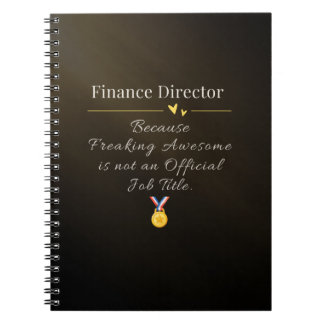 Caderno Espiral Diretor Financeiro 
