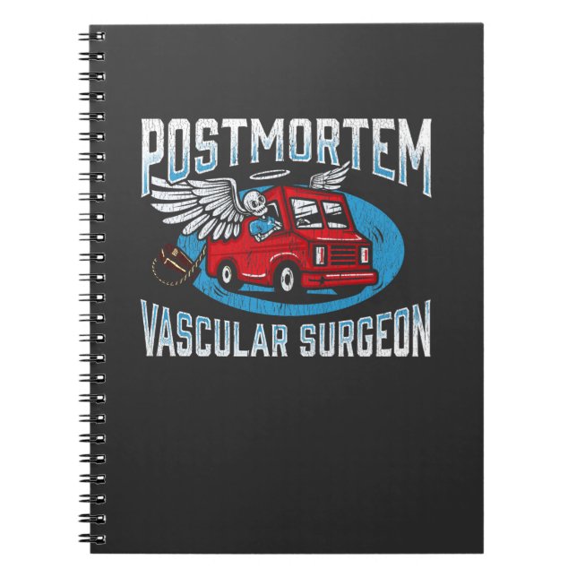 Caderno Espiral Diretor Funcional Pós-mortem Cirurgião Vascular (Frente)