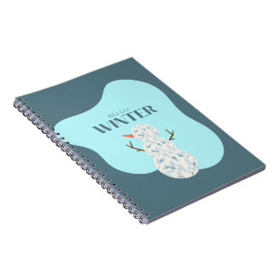 Caderno Espiral Disball Snowman