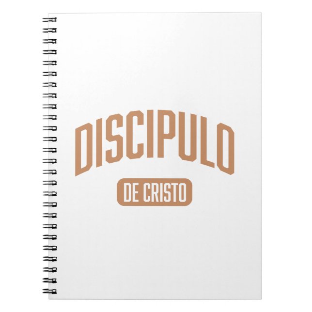 Caderno Espiral Disciple Terracotta Spiral Notebook Espanhol (Frente)