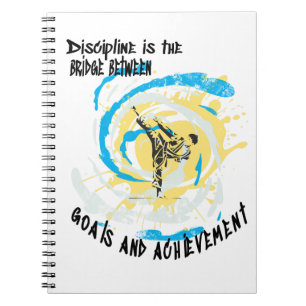 Caderno Espiral Disciplina é a ponte entre os objetivos da arte ma