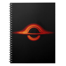 Caderno Espiral Disco de Autenticação do Buraco Negro