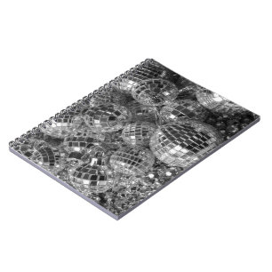 Caderno Espiral Disco emite fotos em preto e branco