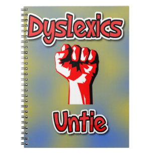 Caderno Espiral Dislexia Untie