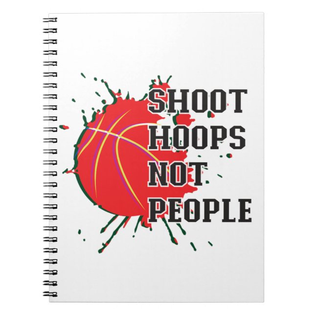 Caderno Espiral Disparar Hoops (Frente)