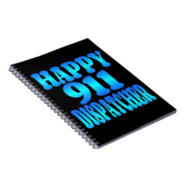 Caderno Espiral Dispatcher Feliz 911 (Lado Direito)