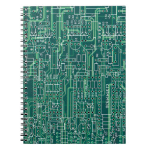 Caderno Espiral Disposição de circuito elétrico