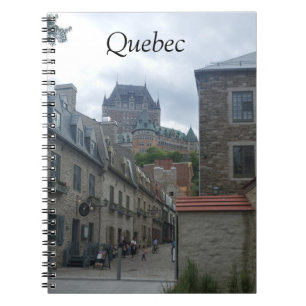Caderno Espiral Distrito histórico na Cidade de Quebec