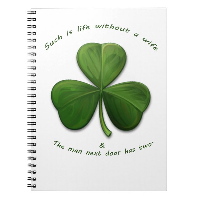 Caderno Espiral Ditos Irlandeses Antigos (Frente)
