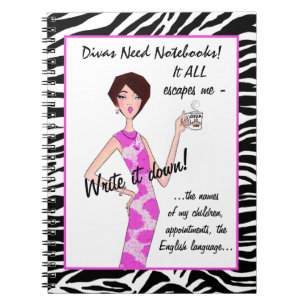 Caderno Espiral DIVAS PRECISA DE NOTEBOOKS! Tudo Me Escapa! Notebo
