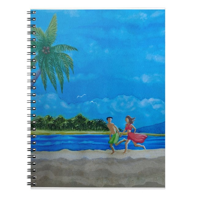 Caderno Espiral Diversão no Sol (Frente)