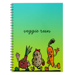Caderno Espiral diversão vegetariana
