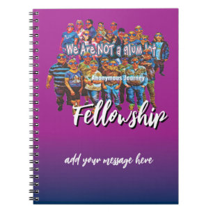 Caderno Espiral divertido não somos um lote sombrio slogan diário