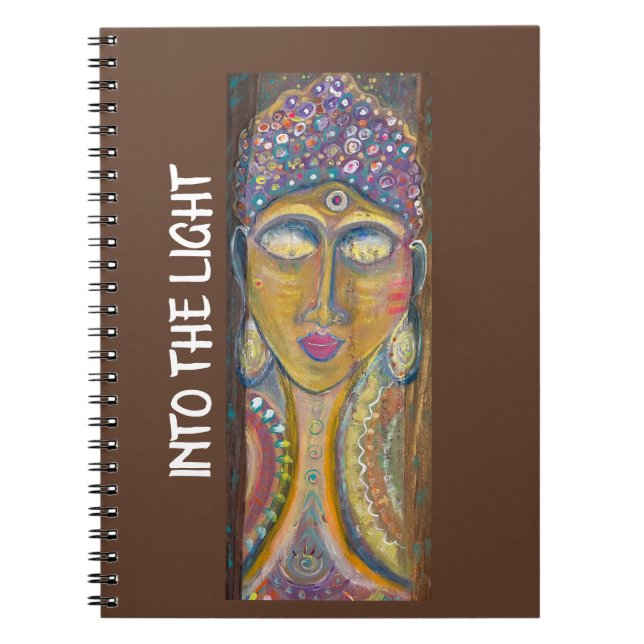 Caderno Espiral Divino Feminino Buda (Frente)