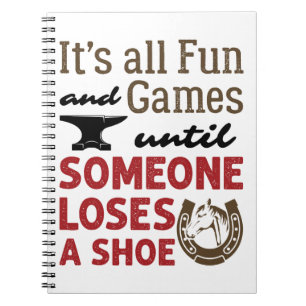 Caderno Espiral Divirtam-se e jogam mais rápido até que alguém Per