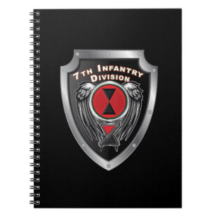 Caderno Espiral Divisão de Infantaria de 7 "Bayonet Division"