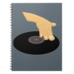 Caderno Espiral DJ Scratch