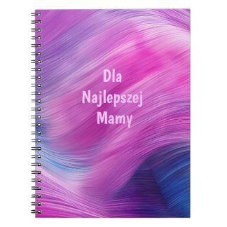 Caderno Espiral Dla Najlepszej Mamy – Pastelowa Akwarela