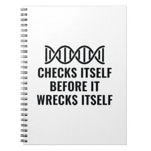 Caderno Espiral DNA Checks Itself