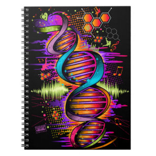 Caderno Espiral DNA musical