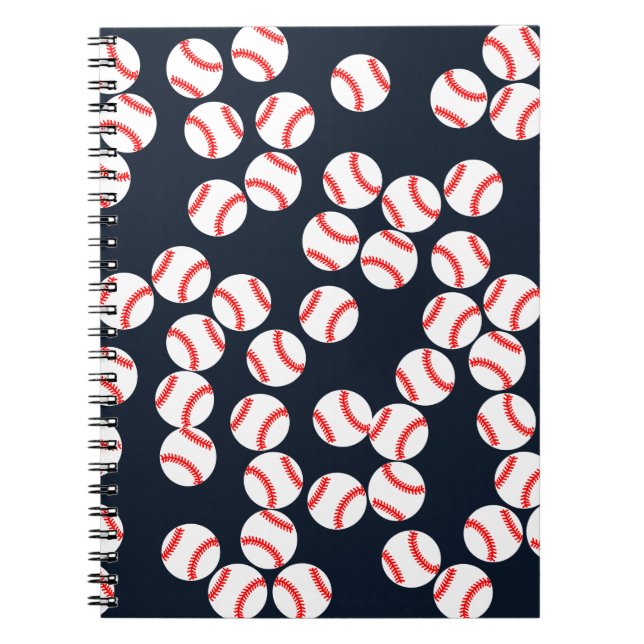Caderno espiral do basebol (Frente)