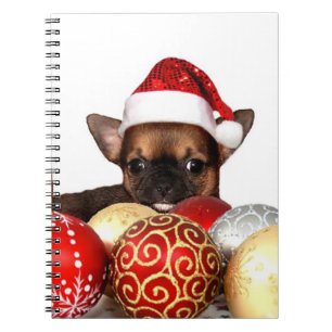Caderno espiral do filhote de cachorro da